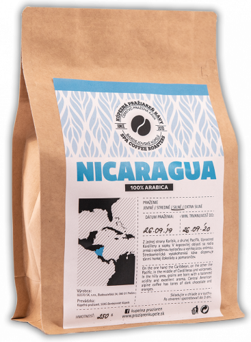Kúpeľná pražiareň - Nicaragua - Balenie: 250 g