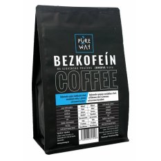 PureWay Bezkofeinová káva zrnková